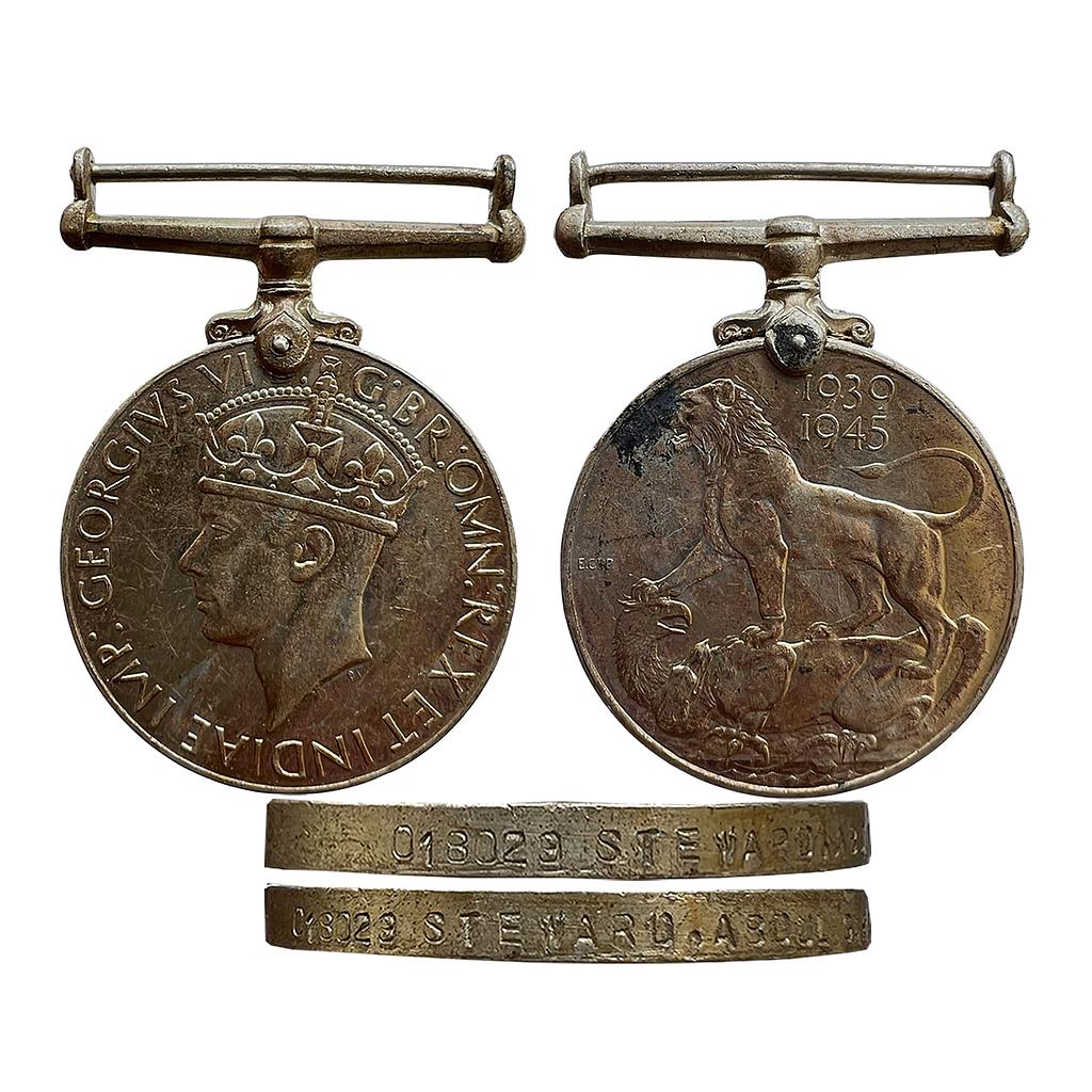 Second World War Medal Copper-Nickel Medal