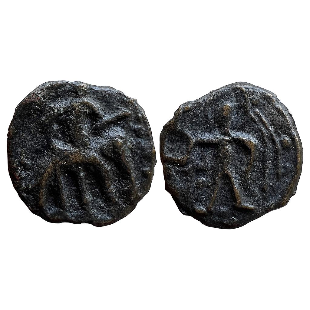 Ancient Later imitation of Huvishka Bronze Drachm Unit