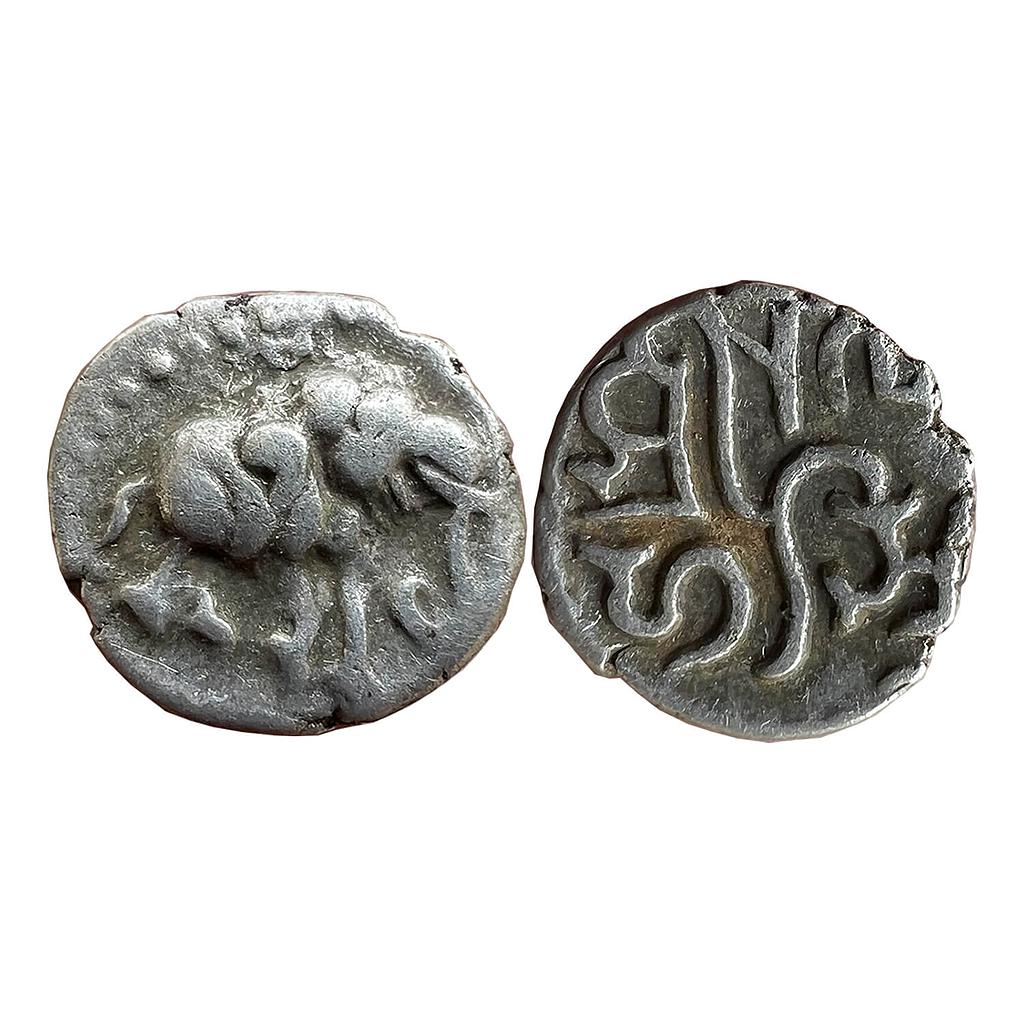 Chalukyas of Gujarat Ranahasti Silver Dramma