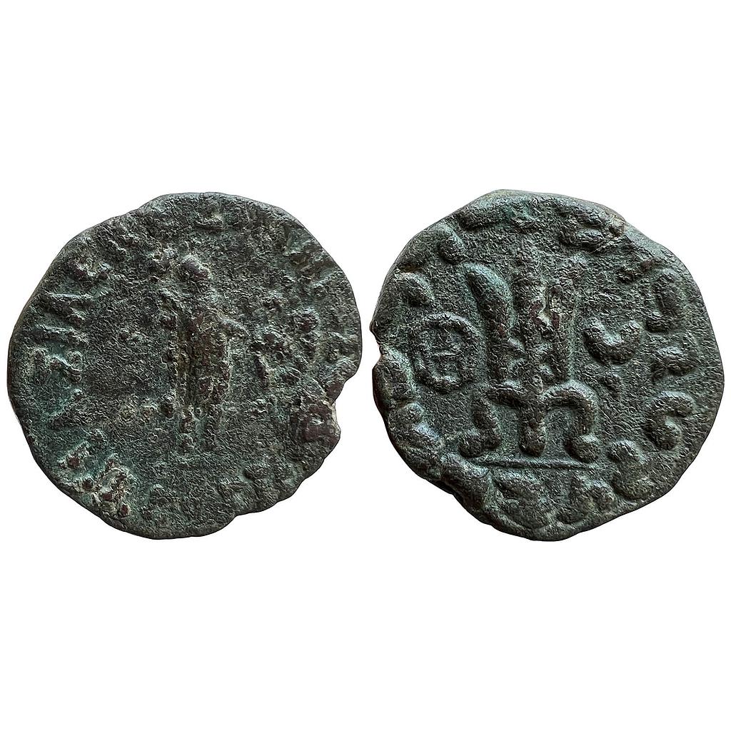 Ancient Indo-Greek Hippostratos Bronze Octuple