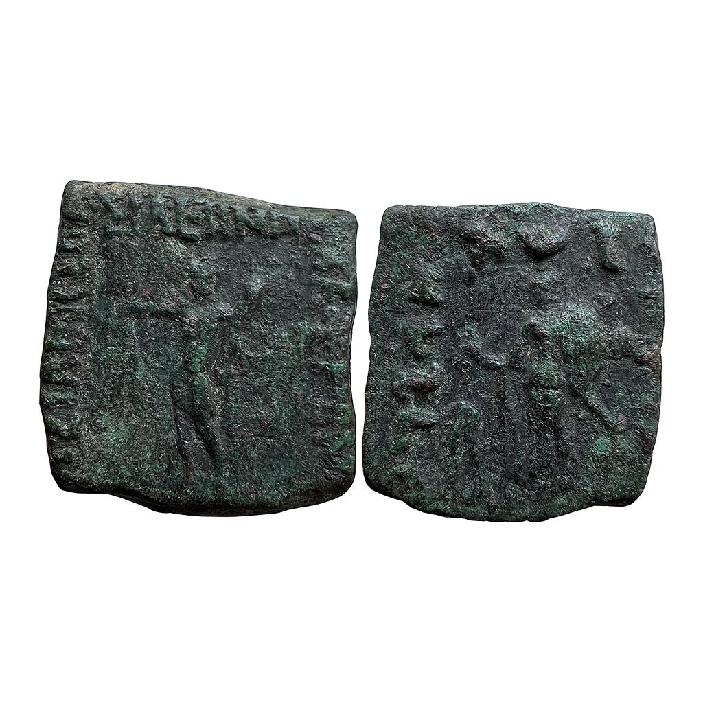 Ancient Indo-Scythians Vonones and Spalahores Bronze Quadruple
