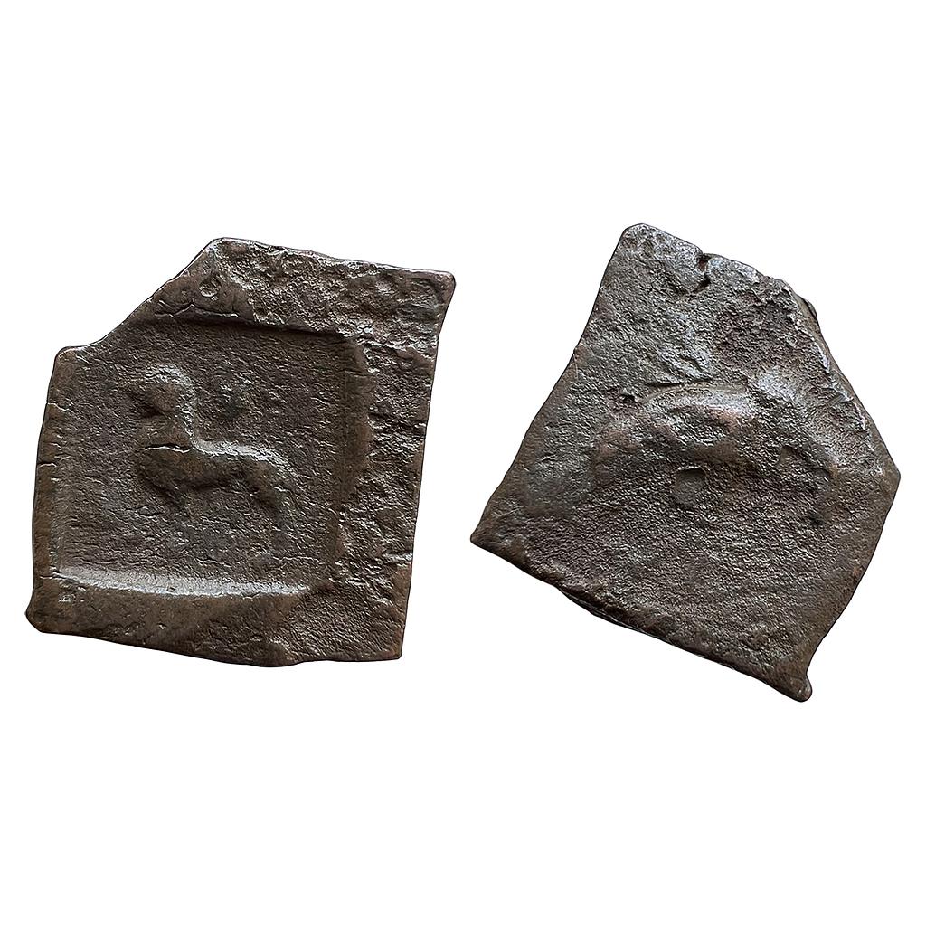 Ancient Taxila Lion-Elephant type Copper Unit