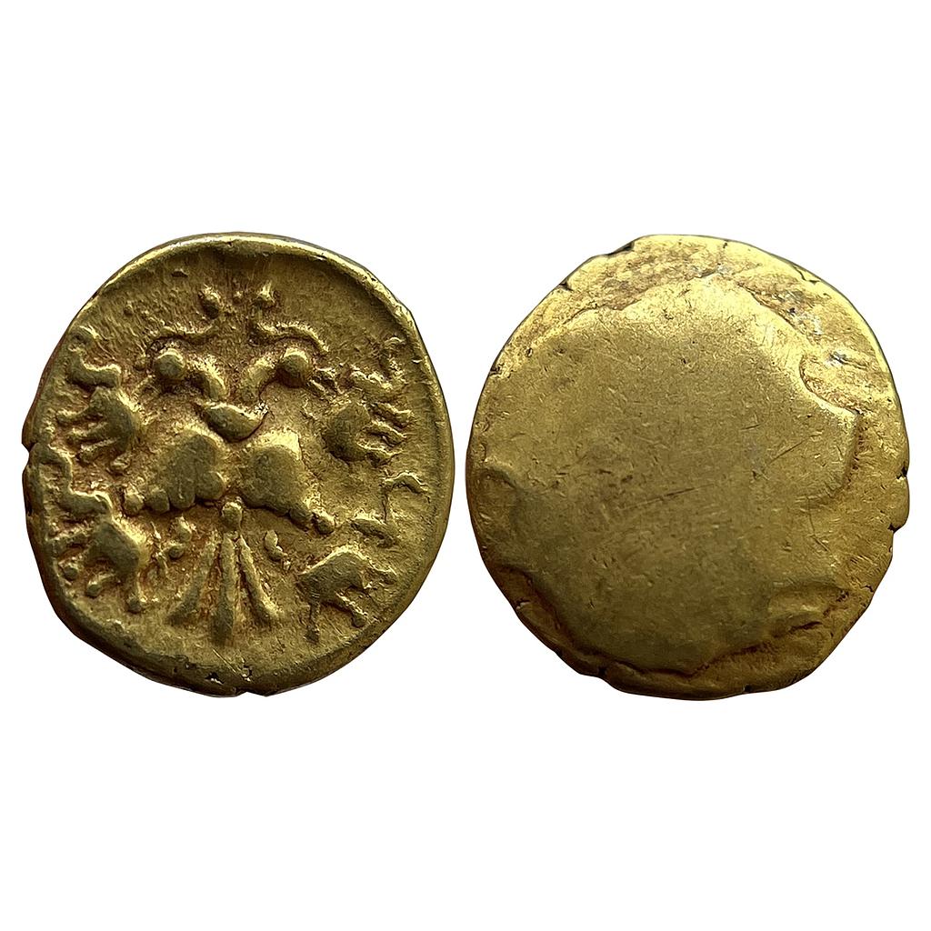 Hindu Medieval Vijayanagara kingdom Achyutaraya Gold Half Varaha/Pagoda