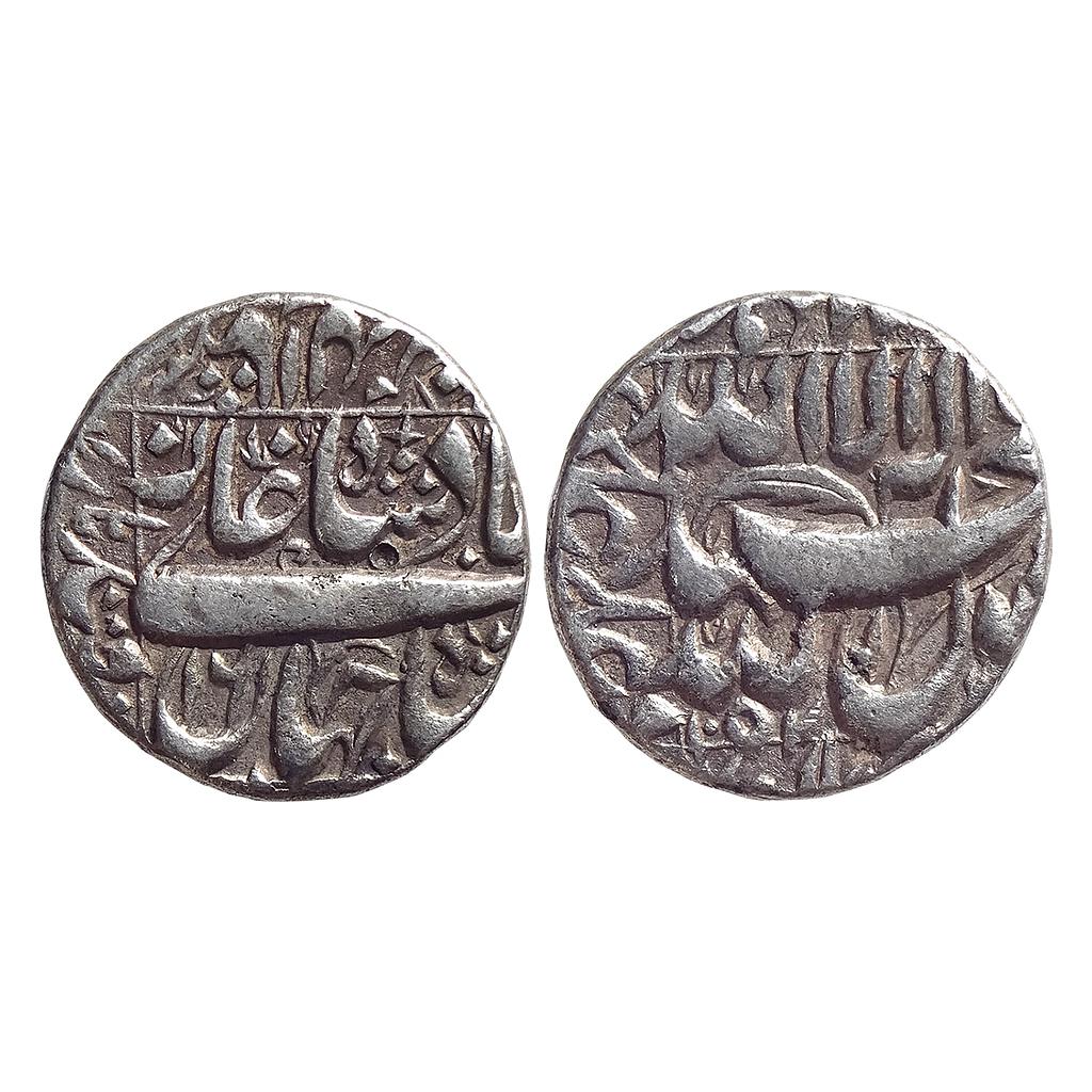 Mughal Shah Jahan Qandhar Mint Silver Rupee