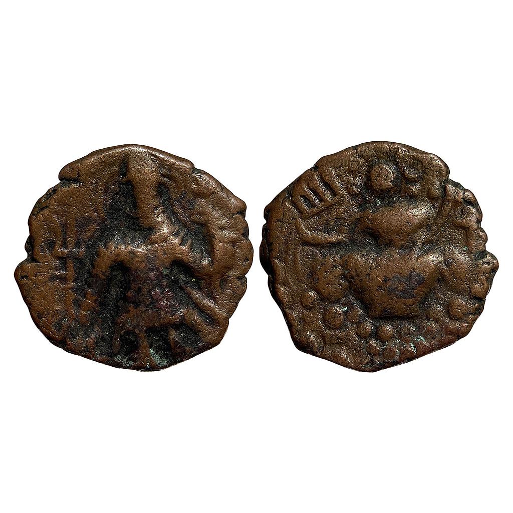 Ancient Kushanas Kanishka II Copper Unit