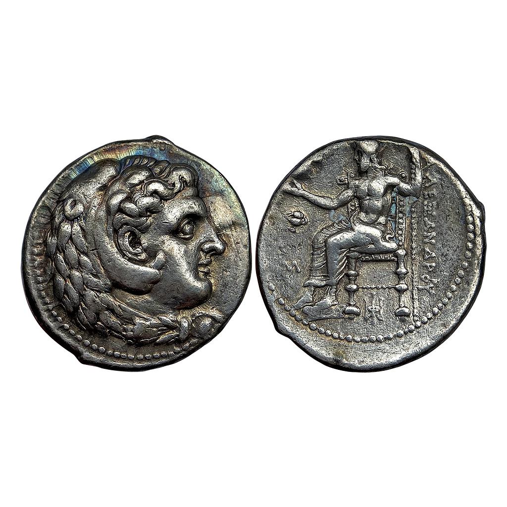 Ancient World Greece Macedonian Kingdom Alexander III the Great late lifetime issue Babylon Mint Silver Tetradrachm