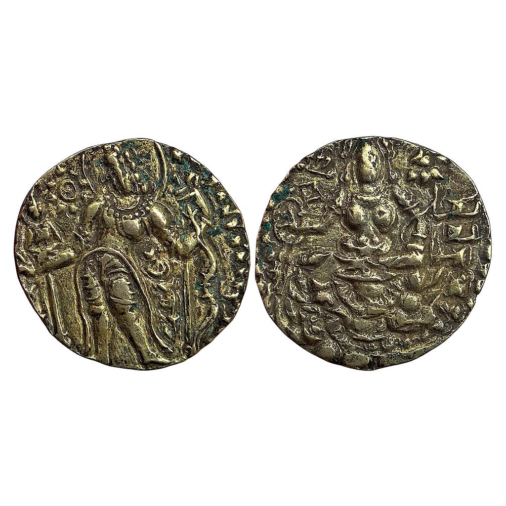 Ancient Guptas Chandragupta II Archer type Gold Dinara