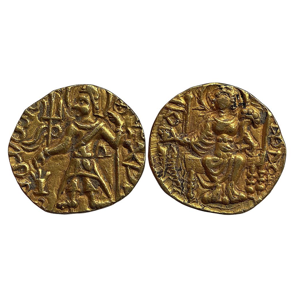 Ancient Later/Post Kushan Period Magra Gold Dinara