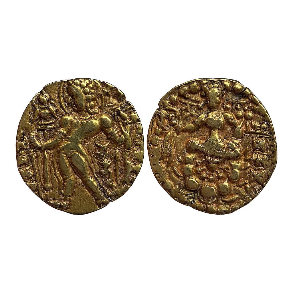 Ancient Guptas Chandragupta II Archer type Gold Dinara