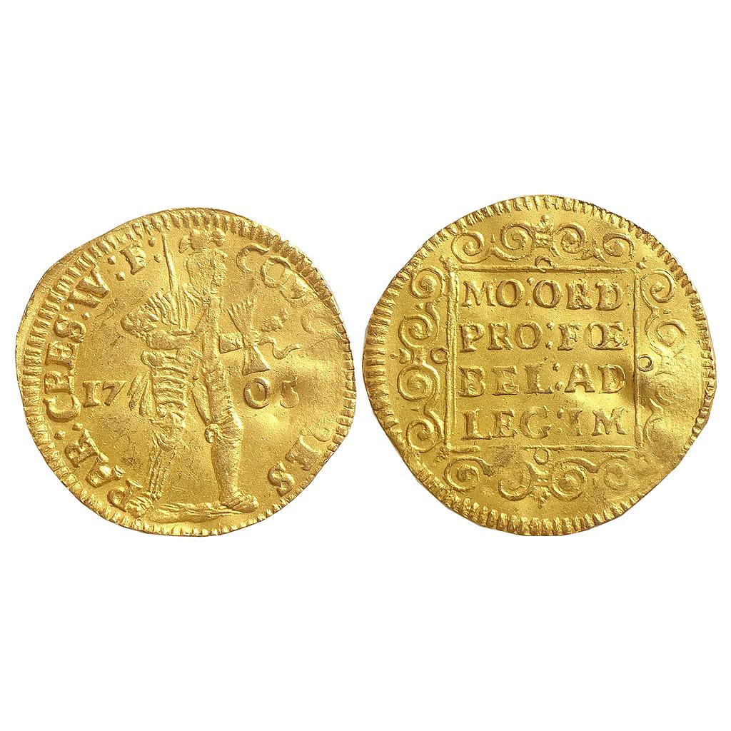 Netherlands Dutch Holland United Provinces of West Frisia Gold Trade 1 Ducat