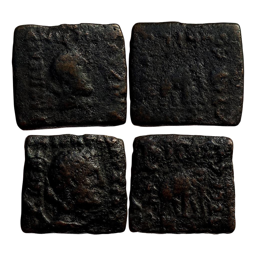 Ancient Indo-Greeks Lysias Set of 2 Coins Bronze Unit