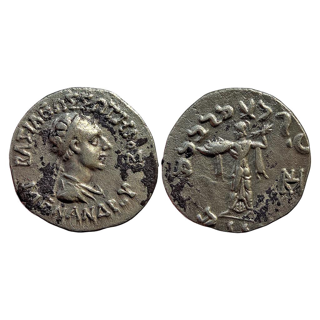 Ancient Indo-Greeks Menander I Silver Drachm