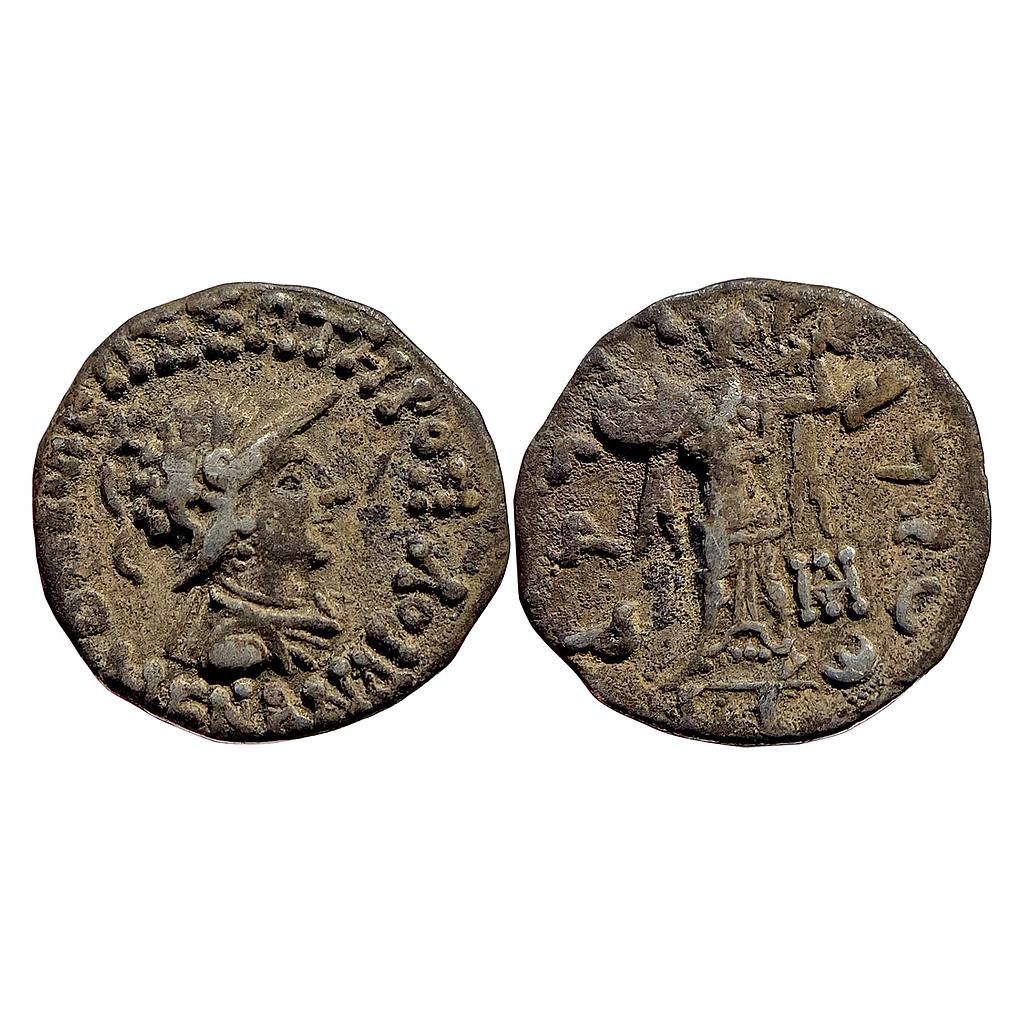 Ancient Indo-Greeks Menander I Silver Drachm