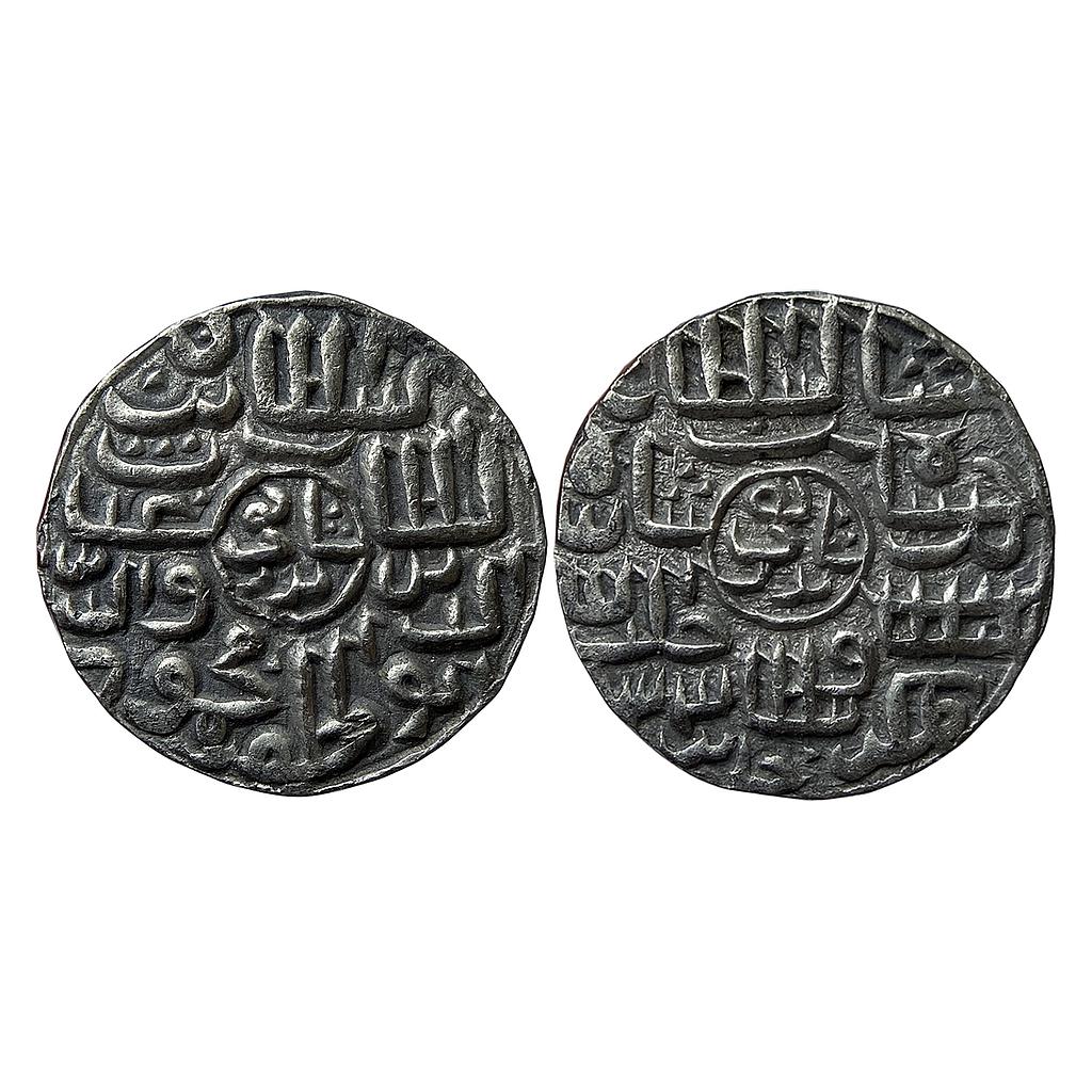 Bengal Sultan Ghiyath Al-Din Mahmud "Ha" Mint, Silver “Badr Shahi” Tanka