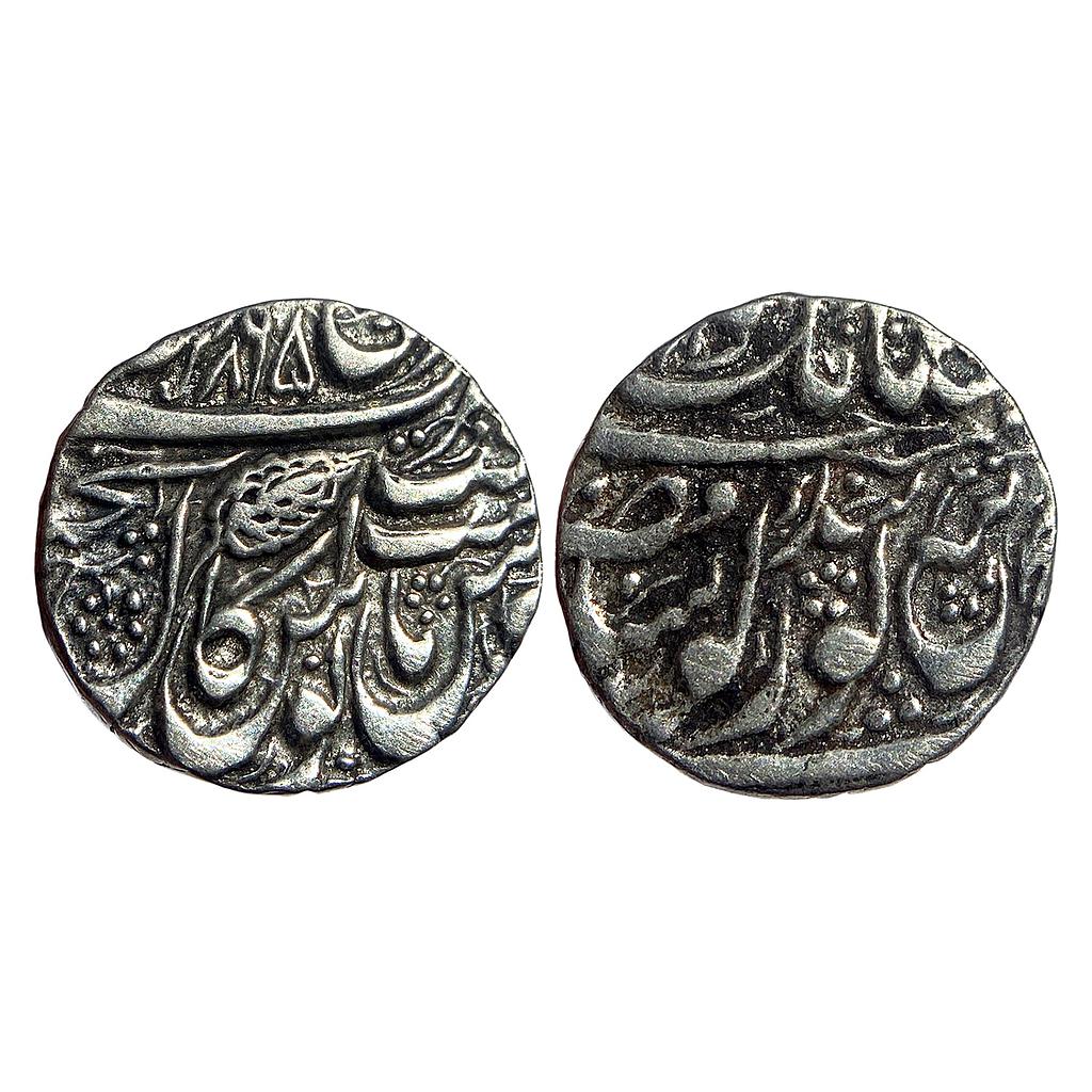 IK Sikh Empire Ranjit Singh VS 1865 Nanakshahi couplet Amritsar Mint Silver Rupee