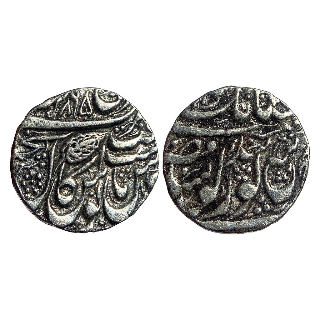 IK Sikh Empire Ranjit Singh VS 1865 Nanakshahi couplet Amritsar Mint Silver Rupee