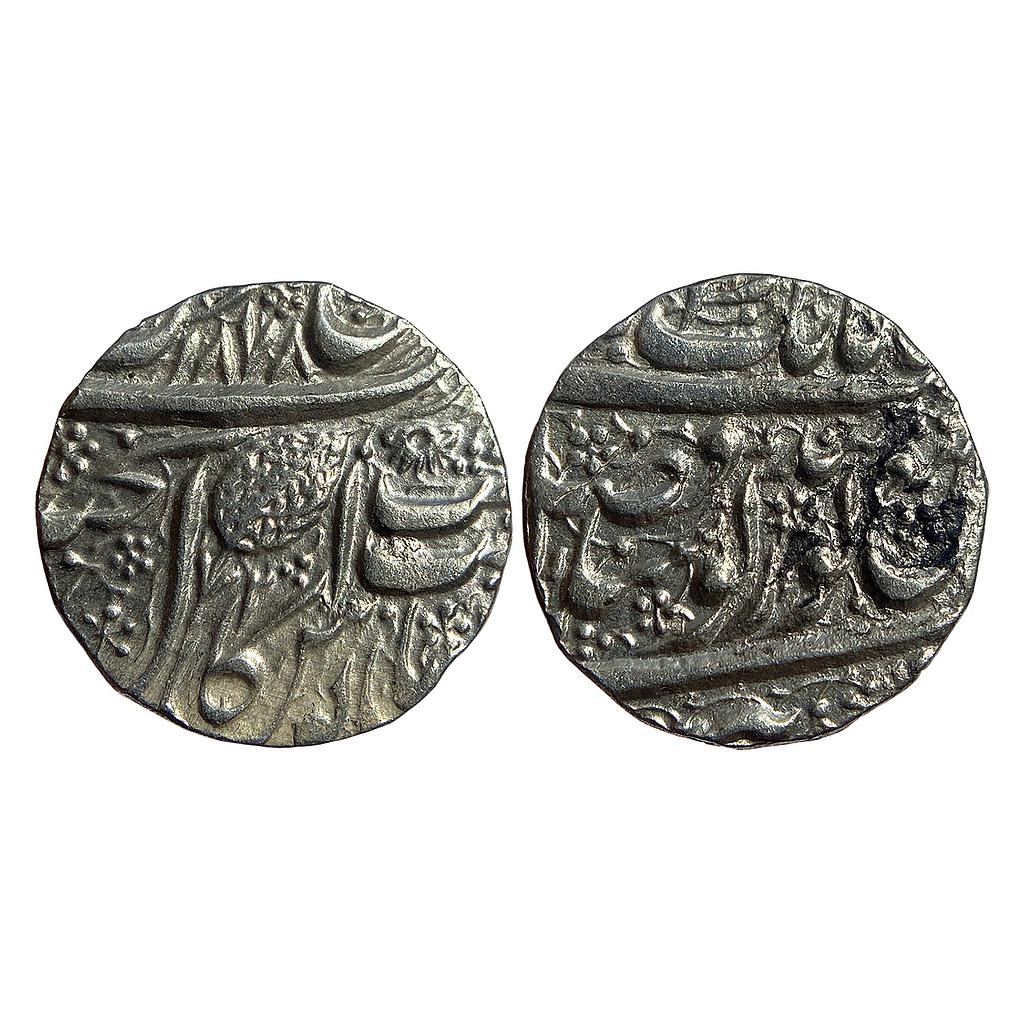 IK Sikh Empire Ranjit Singh VS 1878 Nanakshahi couplet Amritsar Mint Silver Rupee