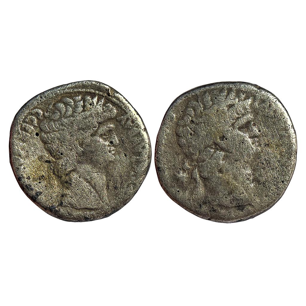 Ancient World Rome Nero with Divus Claudius Antioch Mint Silver Tetradrachm