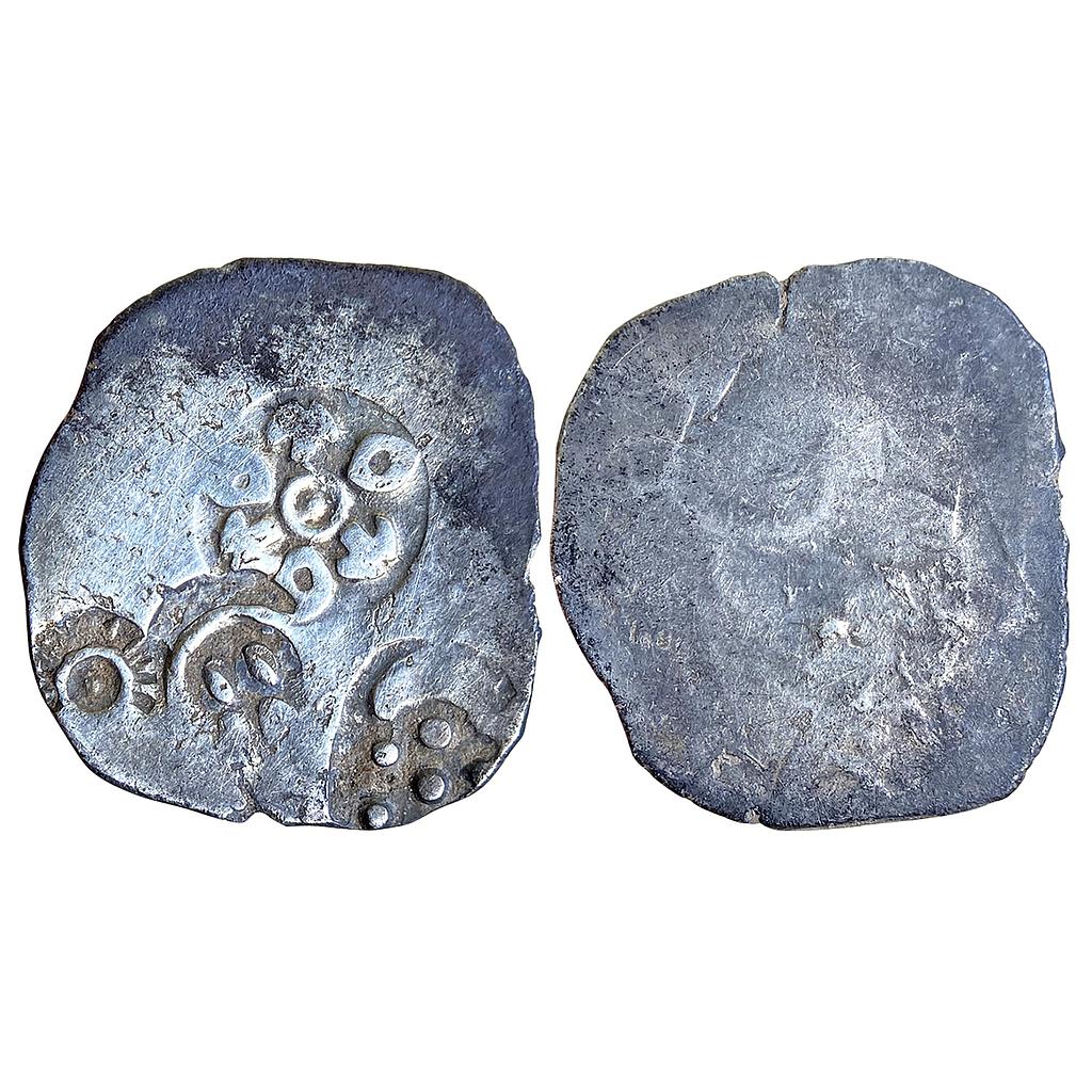 Ancient Punch Marked Coinage Magadha Mahajanapada from lower Middle Ganga Valley Series 0 Silver Karshapana
