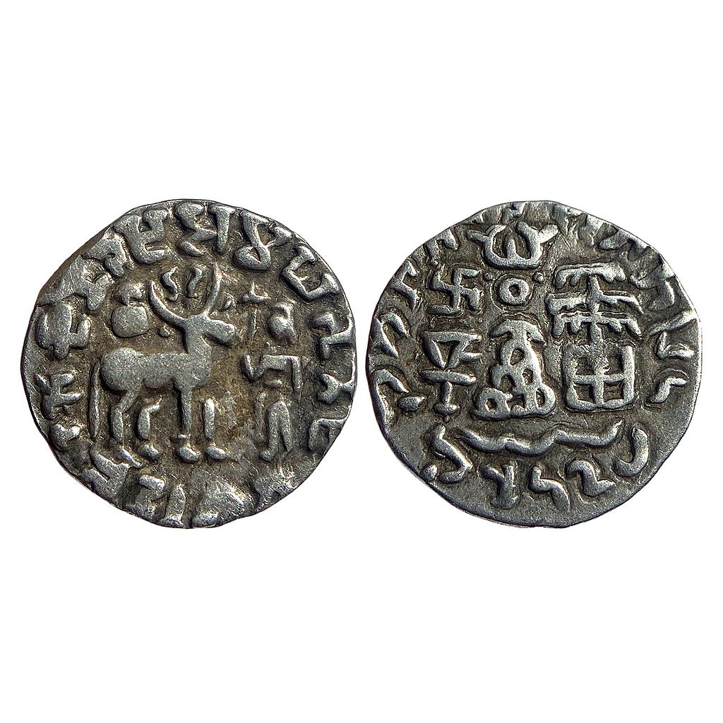 Ancient Kunindas Tribal Republic Amoghabhuti Silver Dramma