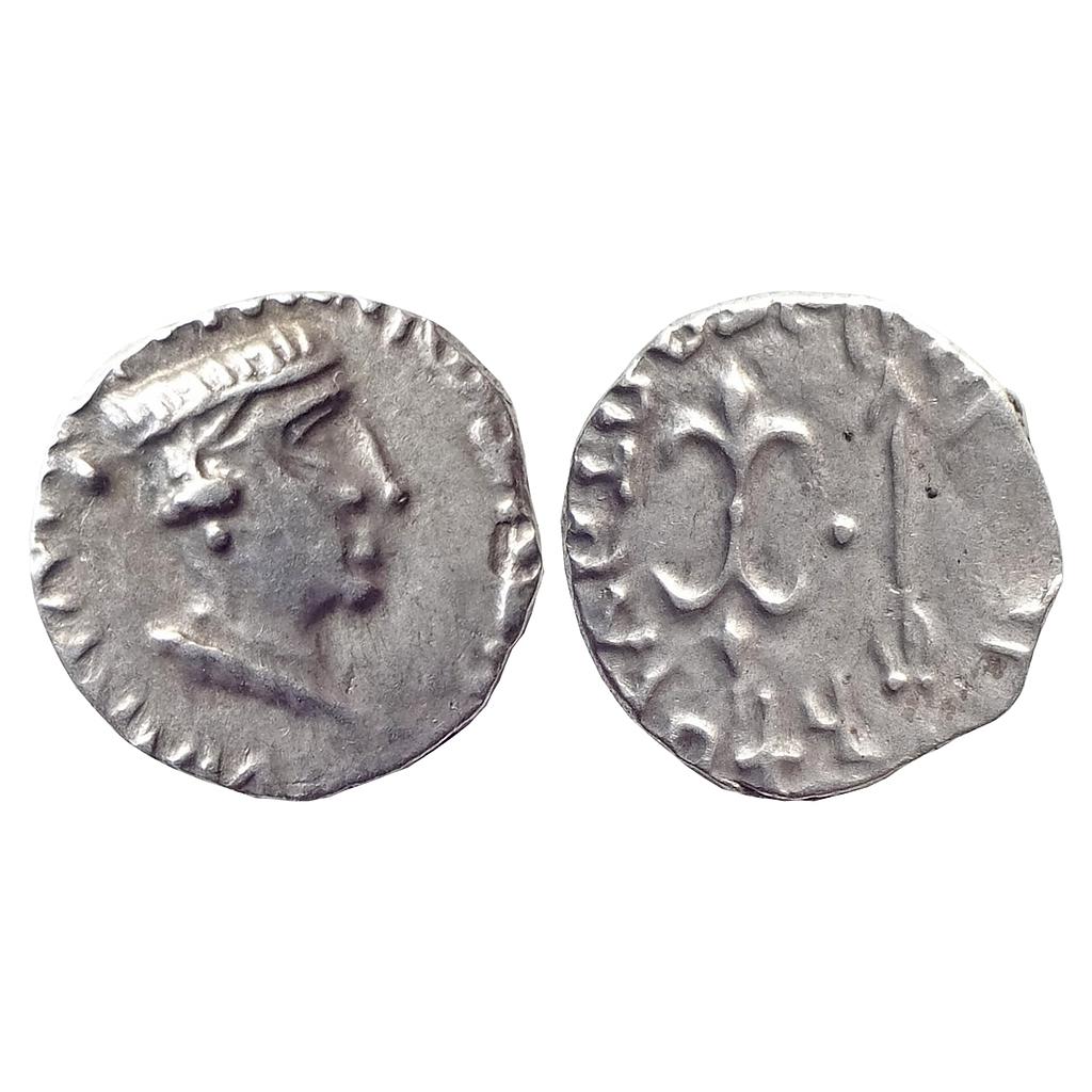 Ancient Western Kshatrapa Nahapana Silver Drachma