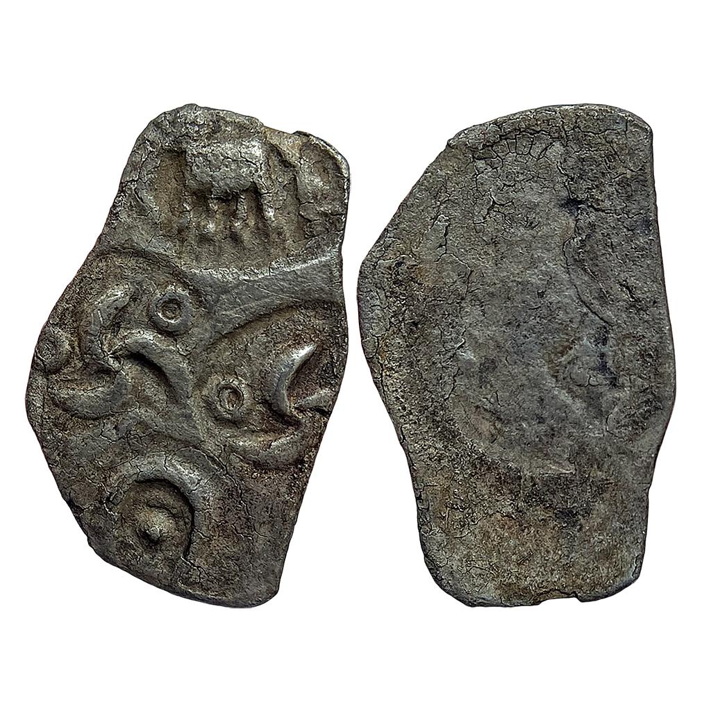 Ancient Punch Marked Coinage Avanti Mahajanapada Betul &amp; Tapti valley Silver Karshapana
