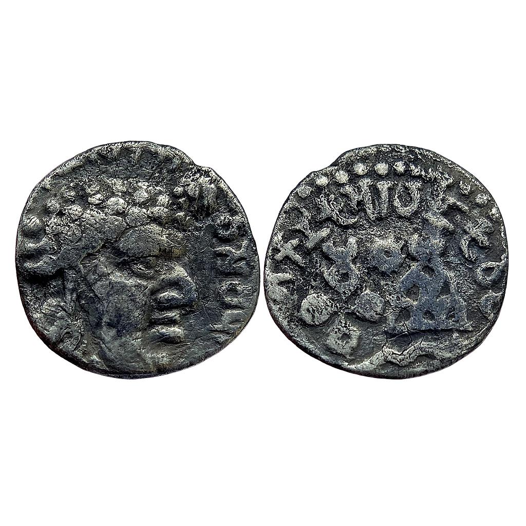 Ancient Satavahanas Portrait type Silver Dramma