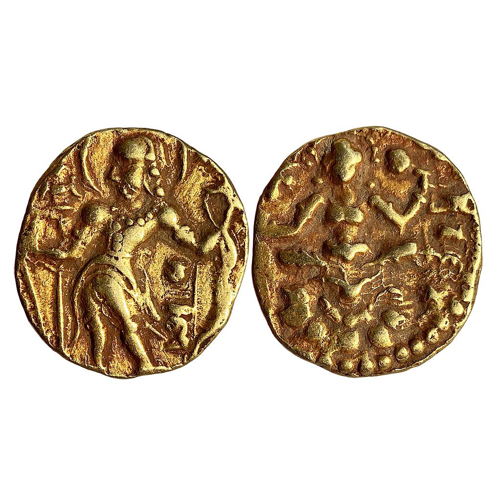 Ancient Guptas Chandragupta II Archer type Gold Dinara