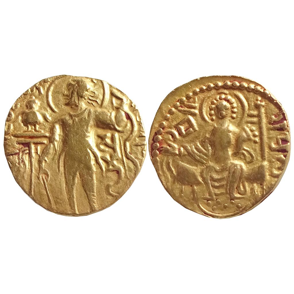 Samudragupta Archer type Gold Dinar rare