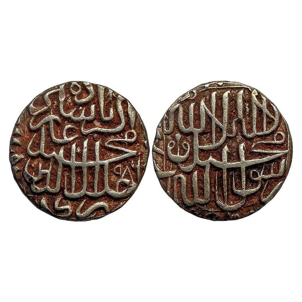 Mughal Akbar Bhakkar Mint Silver Rupee Finest Known Mint Readable Specimen