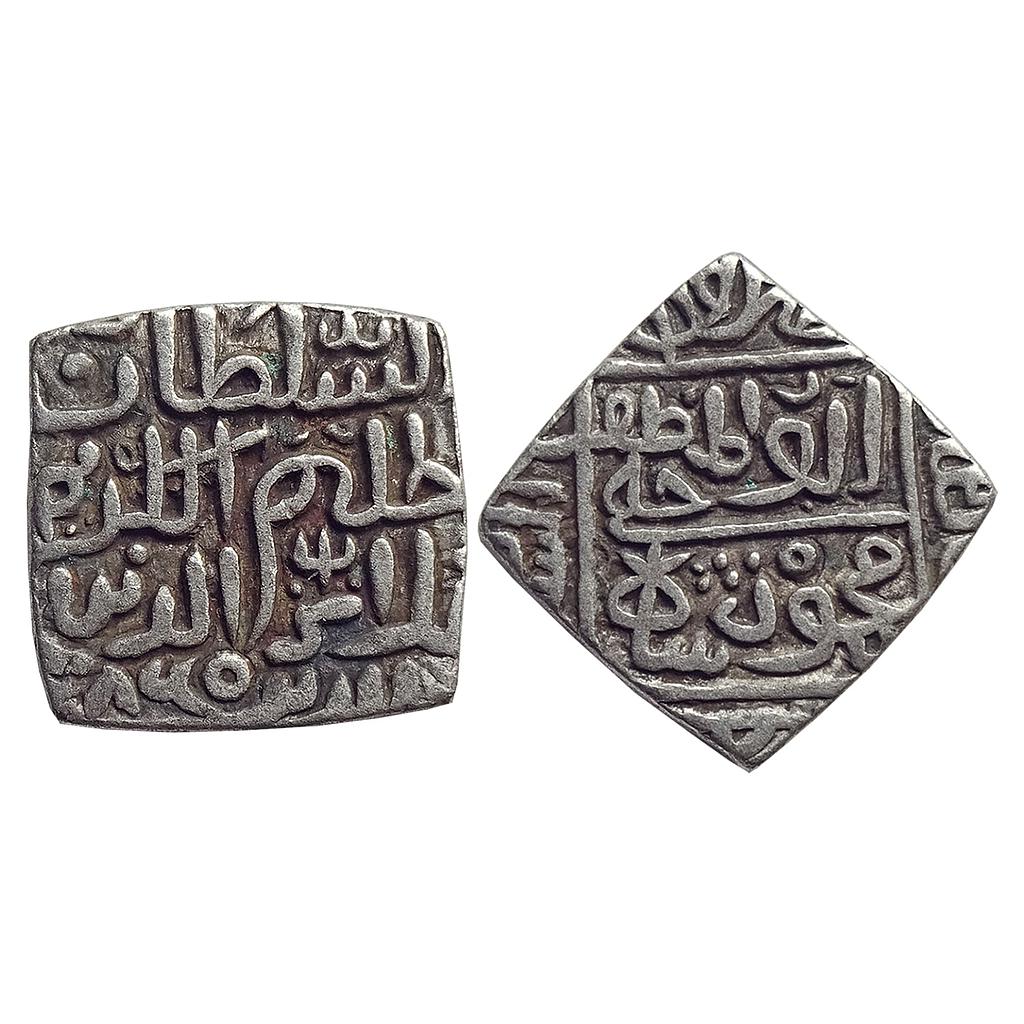 Malwa Sultanate Ala ud-din Mahmud Shah I Hadrat Shadiabad Mint Silver Tanka
