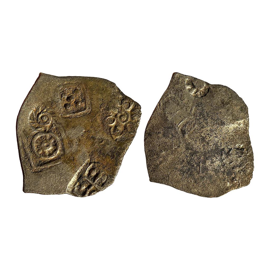 Ancient Punch Marked Coinage Magadha Mahajanapada from lower Middle Ganga Valley around the reign of Ajatashatru Series 1 Silver Karshapana