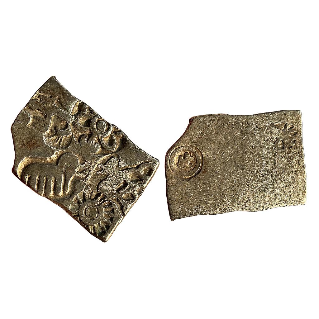 Ancient Punch Marked Coinage Nanda empire from lower Middle Ganga Valley Series IVd Silver Karshapana