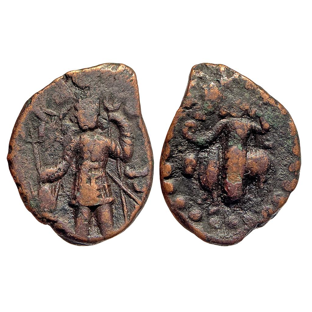 Ancient Kushanas Vasudeva I Copper Unit