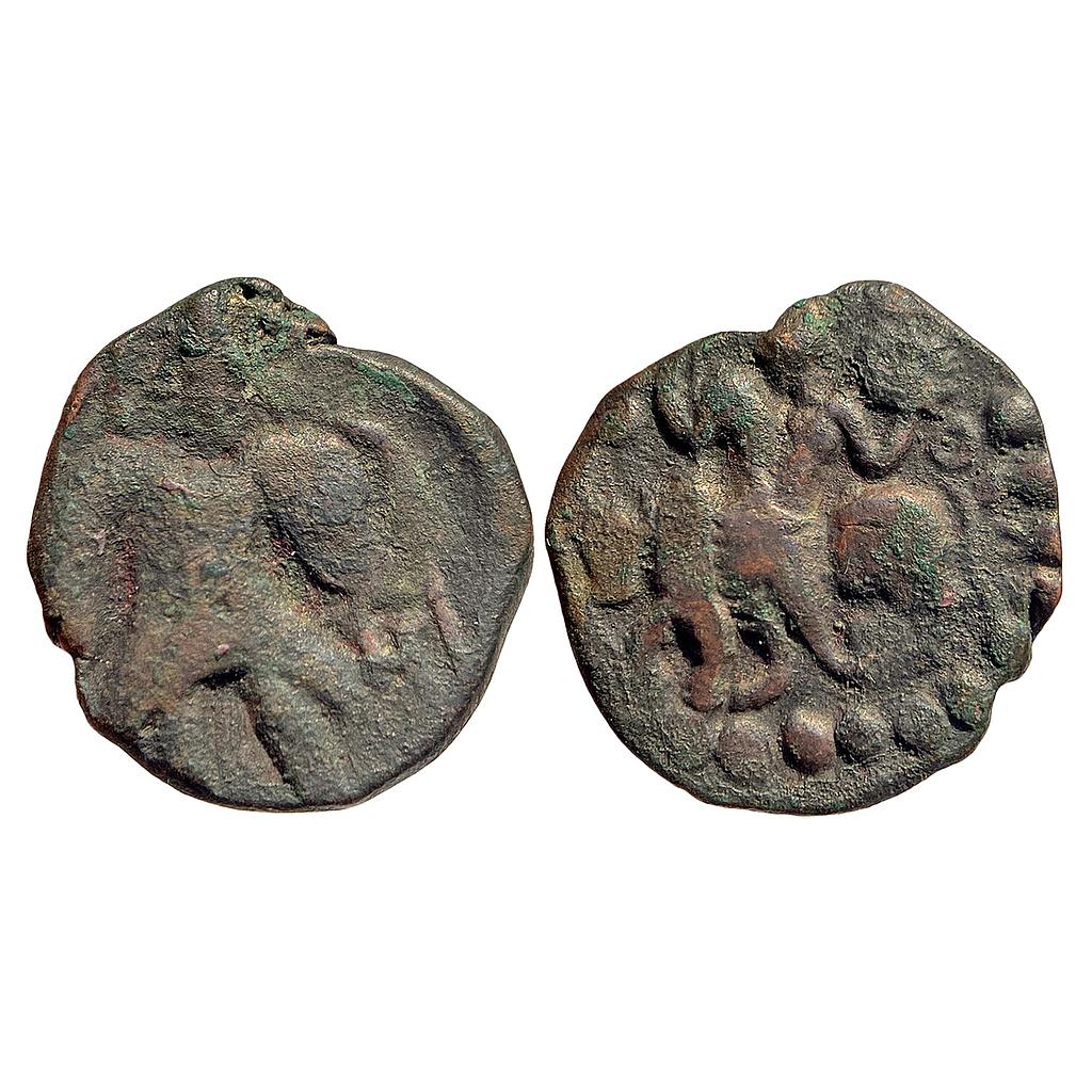 Ancient Kushanas Vasudeva II Copper Unit