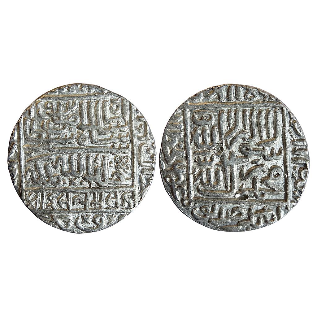 Delhi Sultan Islam Shah Suri Shergarh urf Shiqq Bhakkar Mint Silver Rupee
