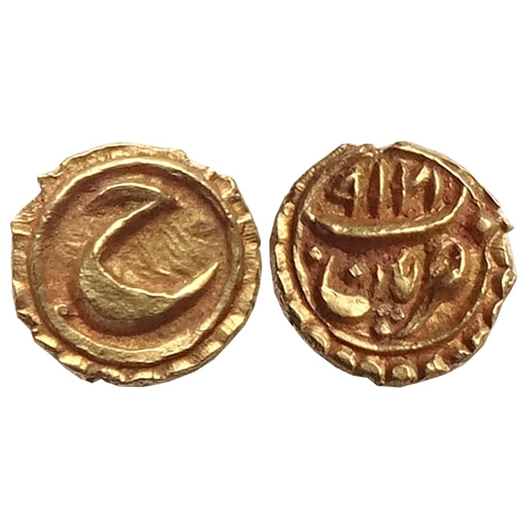 Mysore Tipu Sultan Patan Mint Gold Fanam