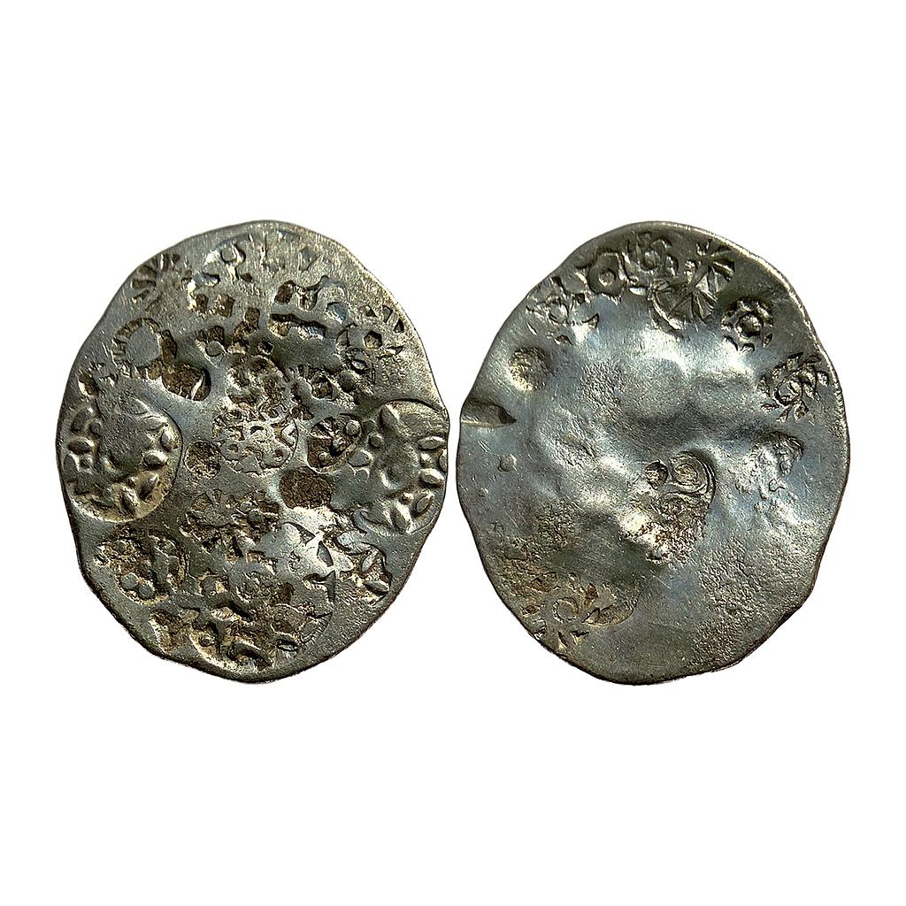 Ancient Archaic Punch Marked Coinage Kashi Mahajanapada from middle Ganga valley Silver Vimshatika