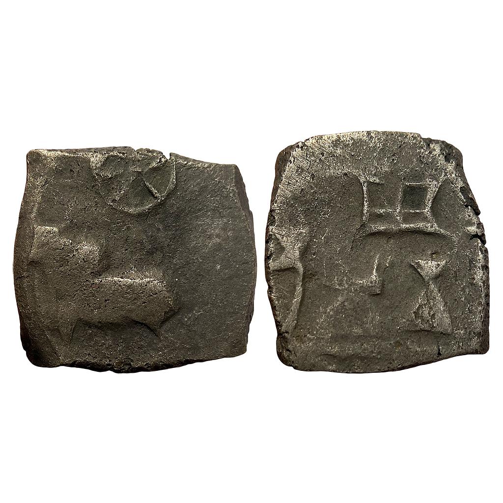 Ancient Magh Dynasty Kaushambi Region Bhimavarman Copper Unit