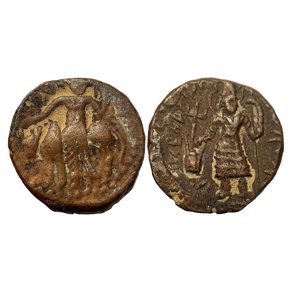 Ancient Kushanas Vasudeva I Copper Unit