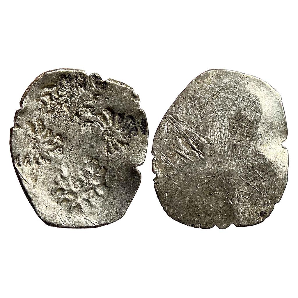 Ancient Archaic Punch Marked Coinage Kashi Mahajanapada from middle Ganga valley Silver Vimshatika