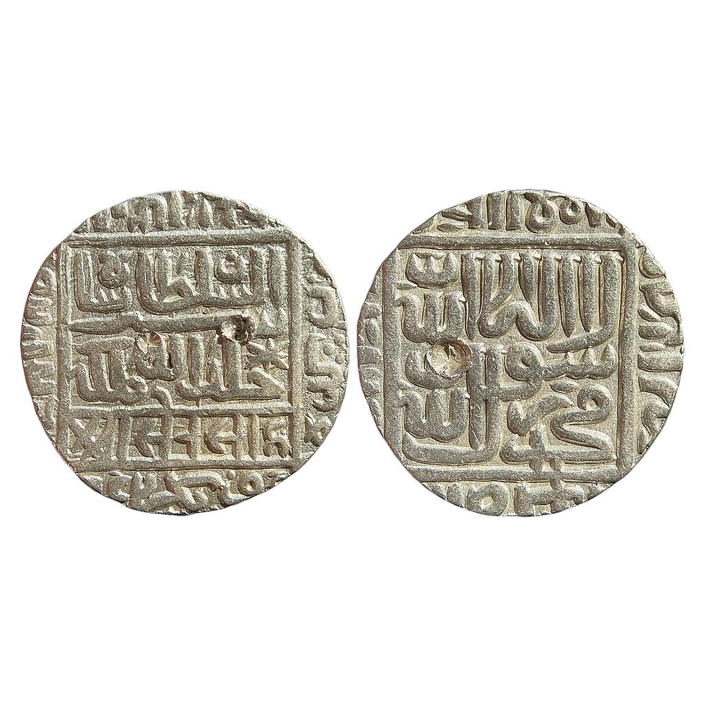 Delhi Sultan Sher Shah Suri Shergarh urf Shiqq Bhakkar Mint Silver Rupee