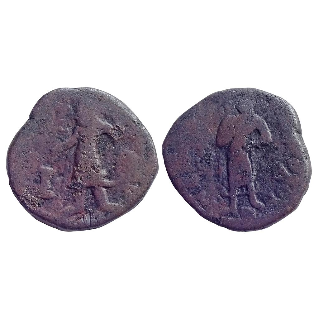 Ancient Kushanas Kanishka I Shakyamuni Buddha’s type Copper Drachma