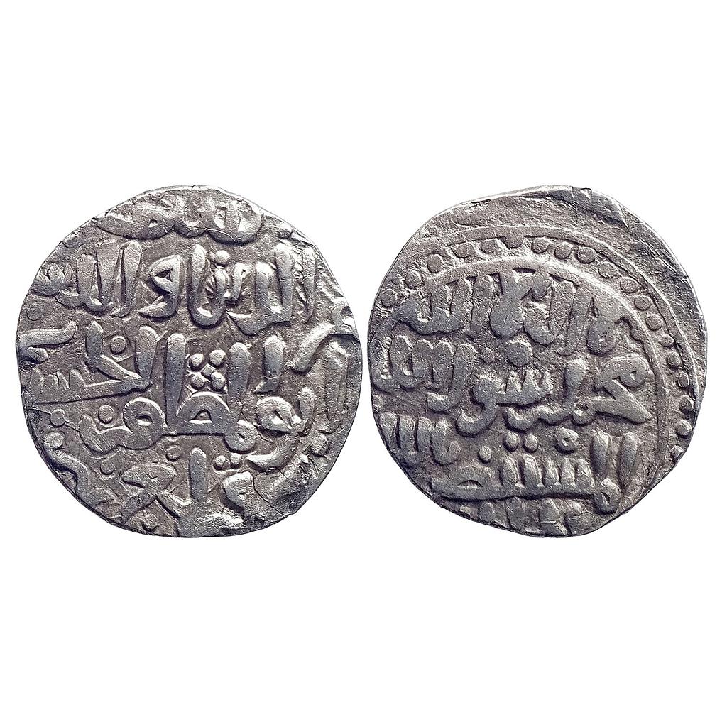 Qarlughid Saif Al-Din Hasan Qarlugh NM ND Silver Tanka