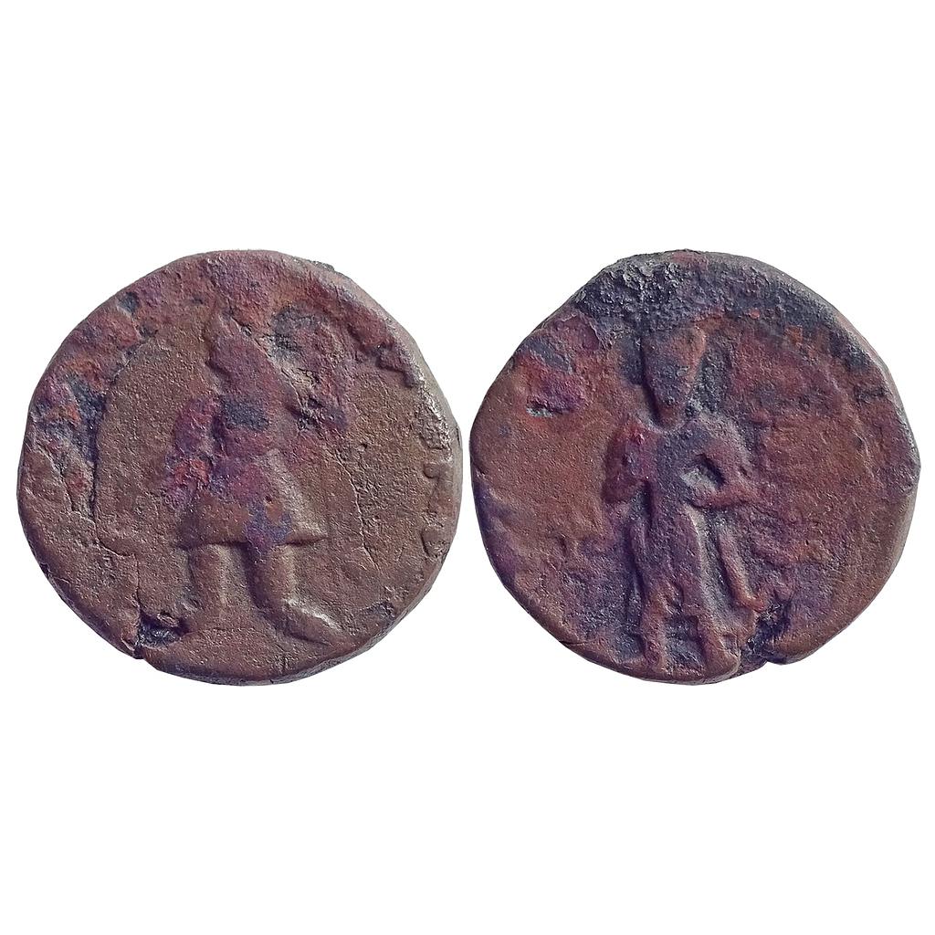 Ancient, Kushanas, Kanishka I, Shakyamuni Buddha’s type, Copper Drachma