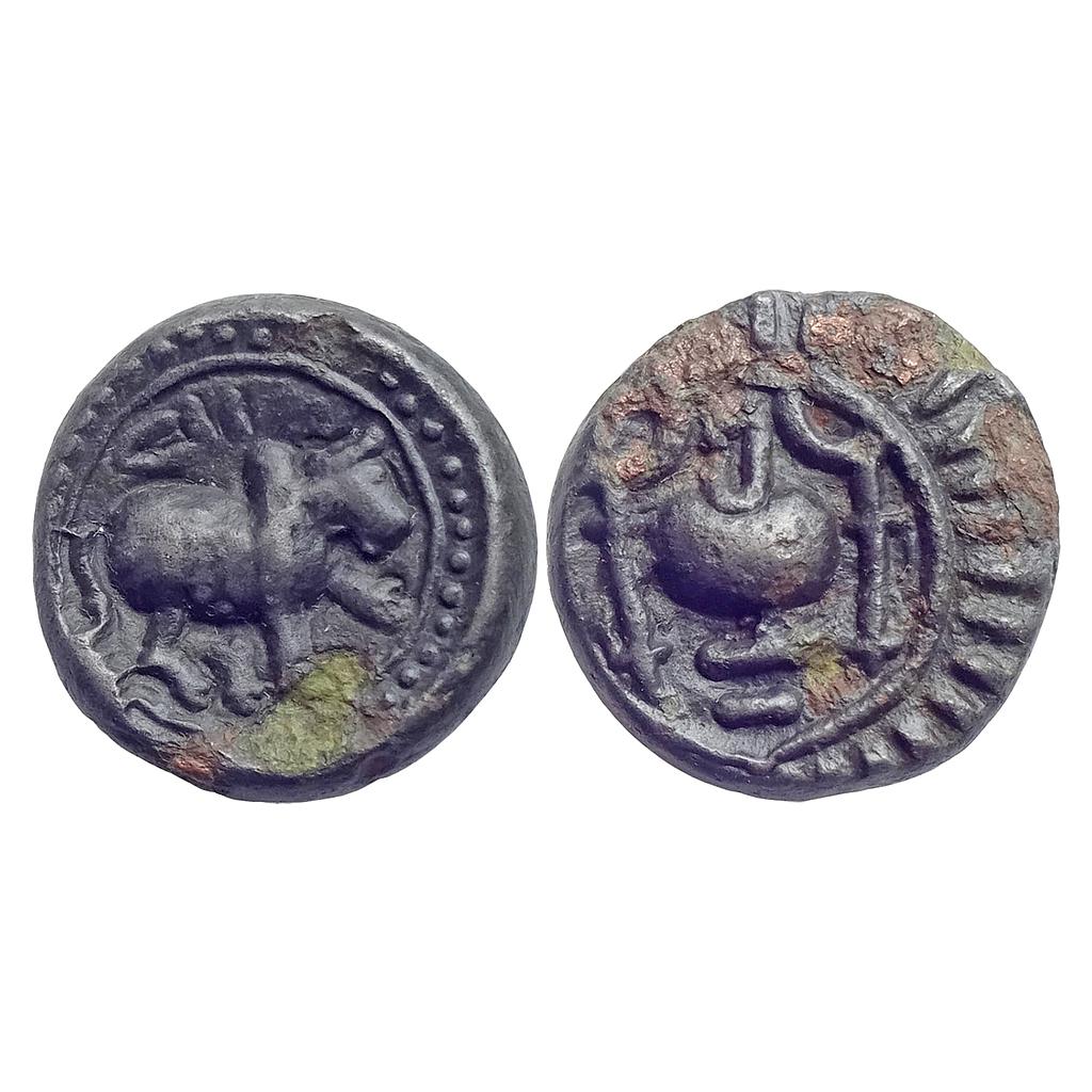 Ancient Post-Vakatakas Khandesh Region Vishnukundin type Copper base Alloyed