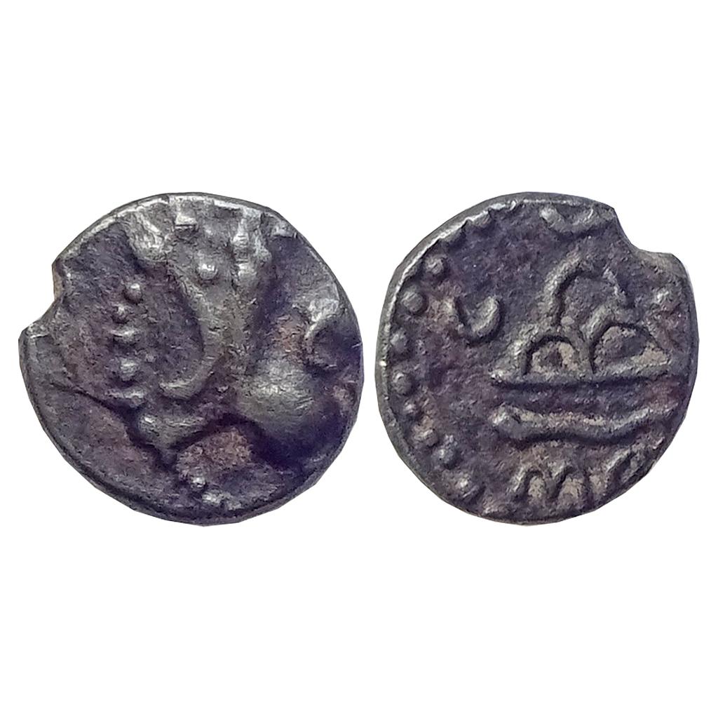 Ancient Western Kshatrapas Kardamaka Family Damasena Potin Unit